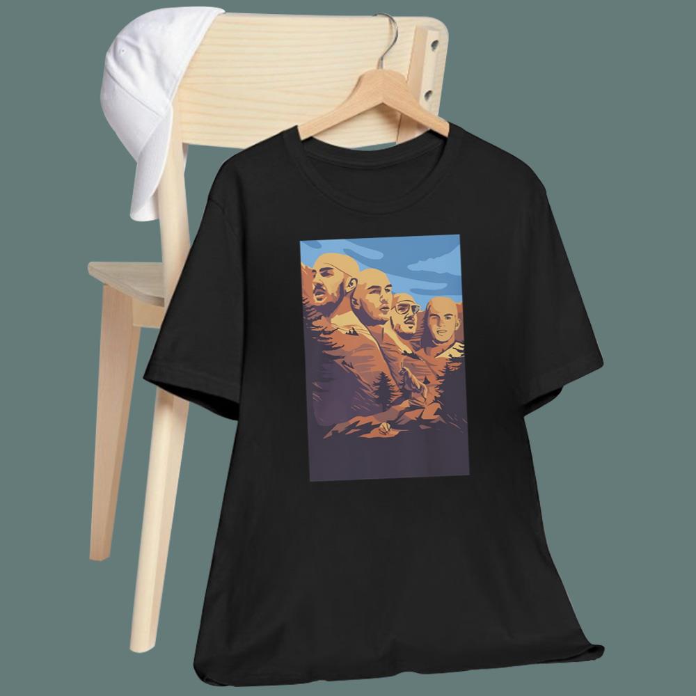 Alex Caruso Wears Mount Rushmore T-Shirt