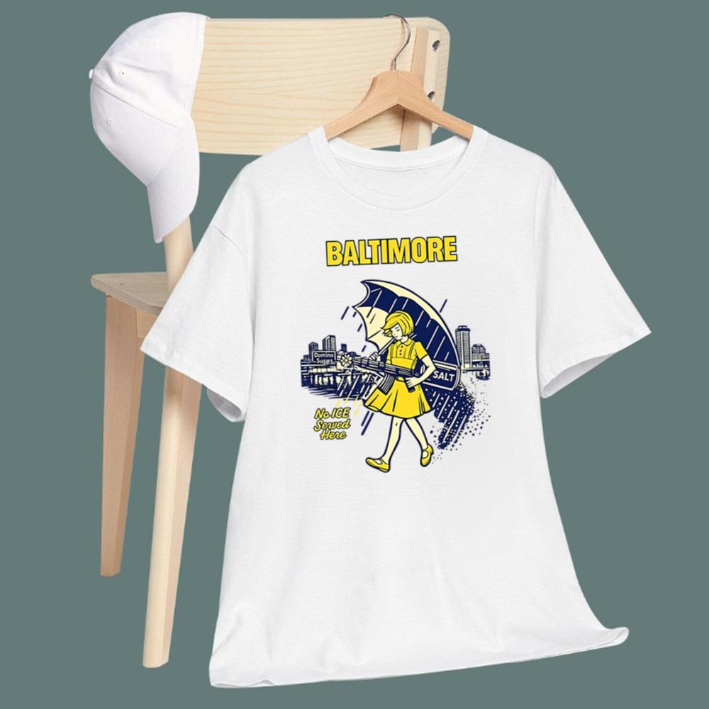 Baltimore No ICE Served Here T-Shirt - TeeDragons