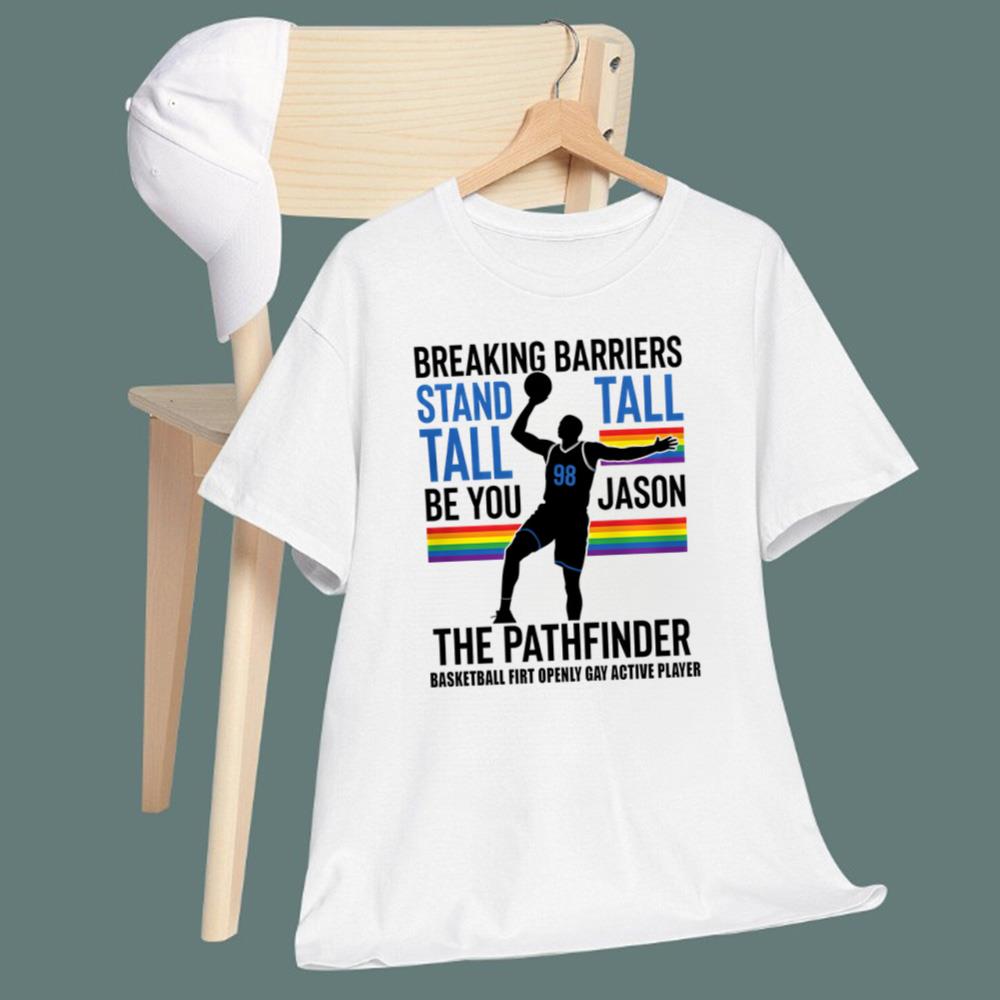 Breaking Barriers Stand Tall Be You Jason T-Shirt