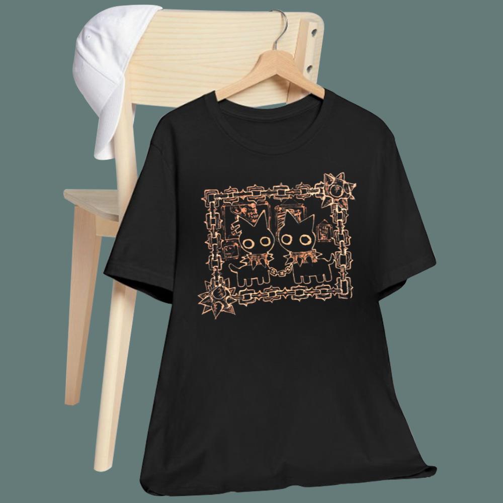 Cat Asylum Bleached T-Shirt