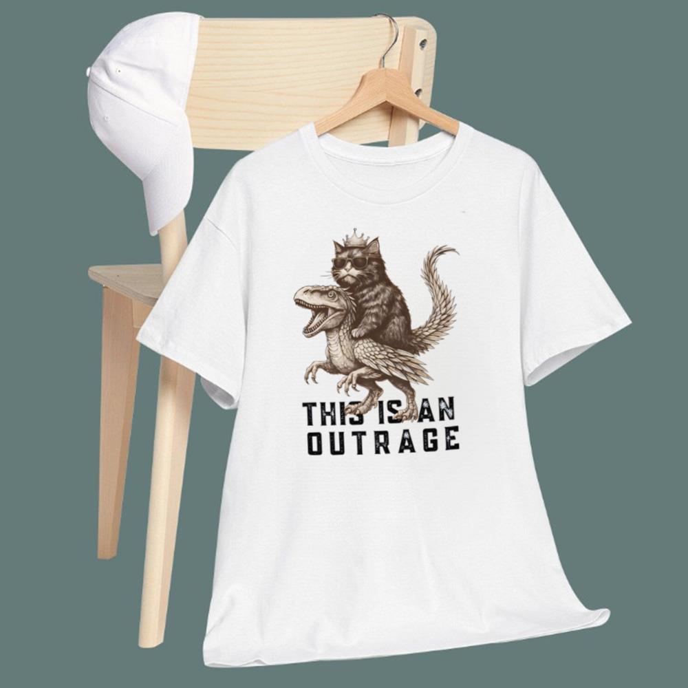 Cat This Is An Outrage T-Shirt
