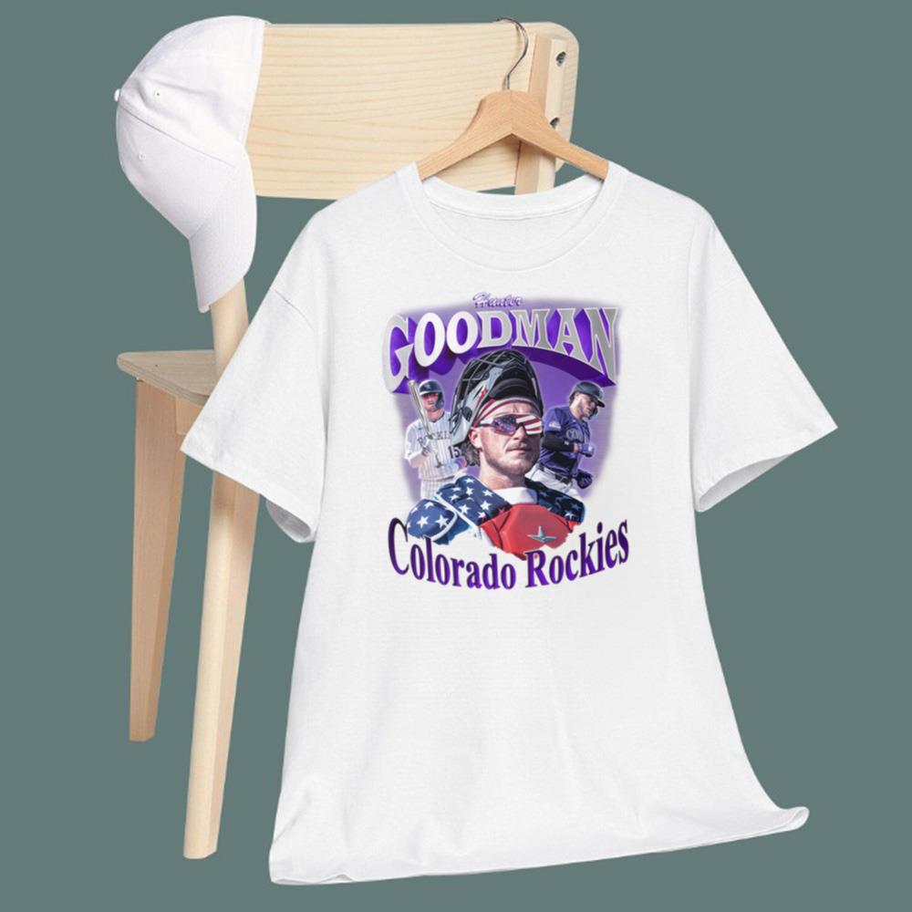 Colorado Rockies Hunter Goodman T-Shirt