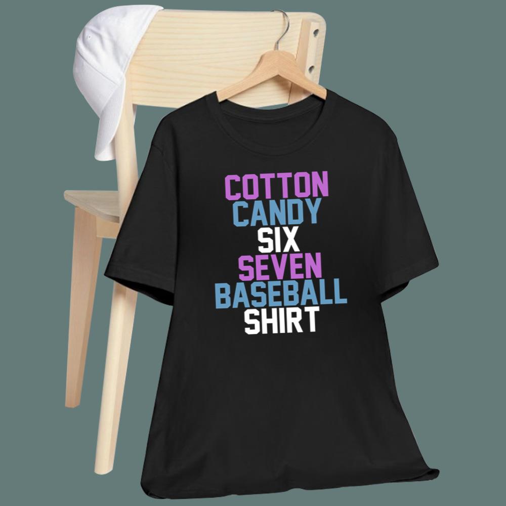 Cotton Candy Six Seven Baseball T-Shirt