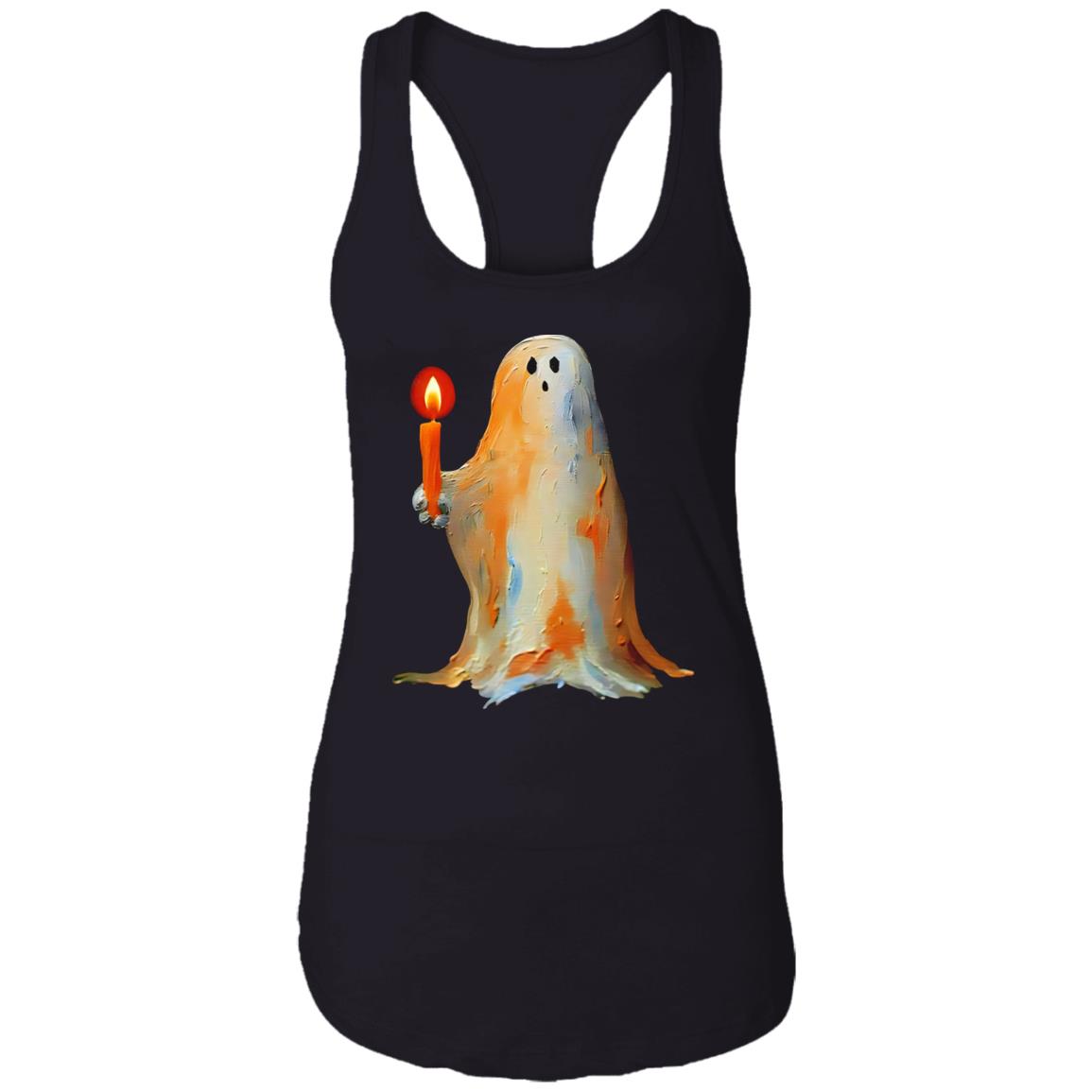 Ghost Holding A Candle Halloween Shirt