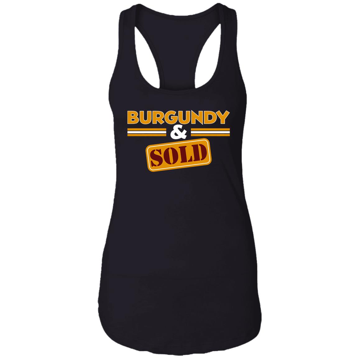 Burgundy And Sold Shirt