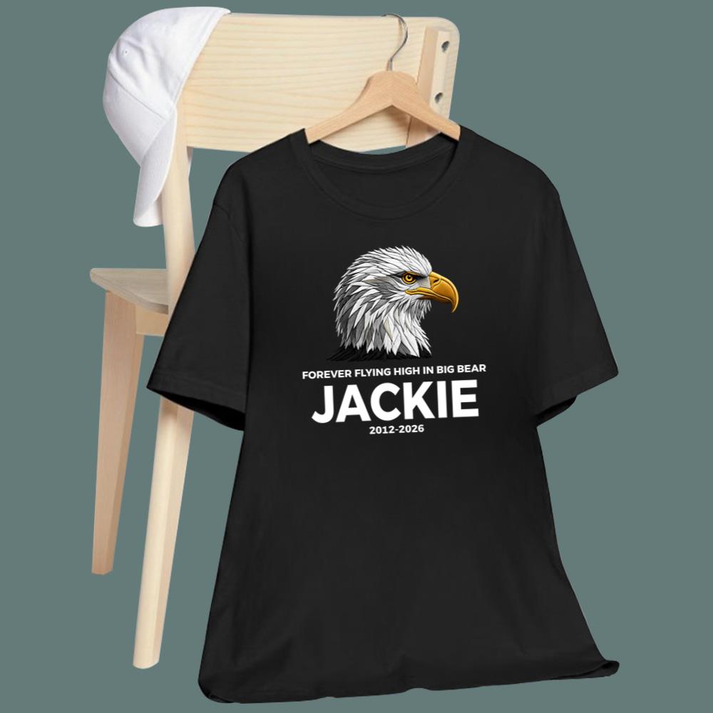 Eagle Forever Flying High In Big Bear Jackie T-Shirt