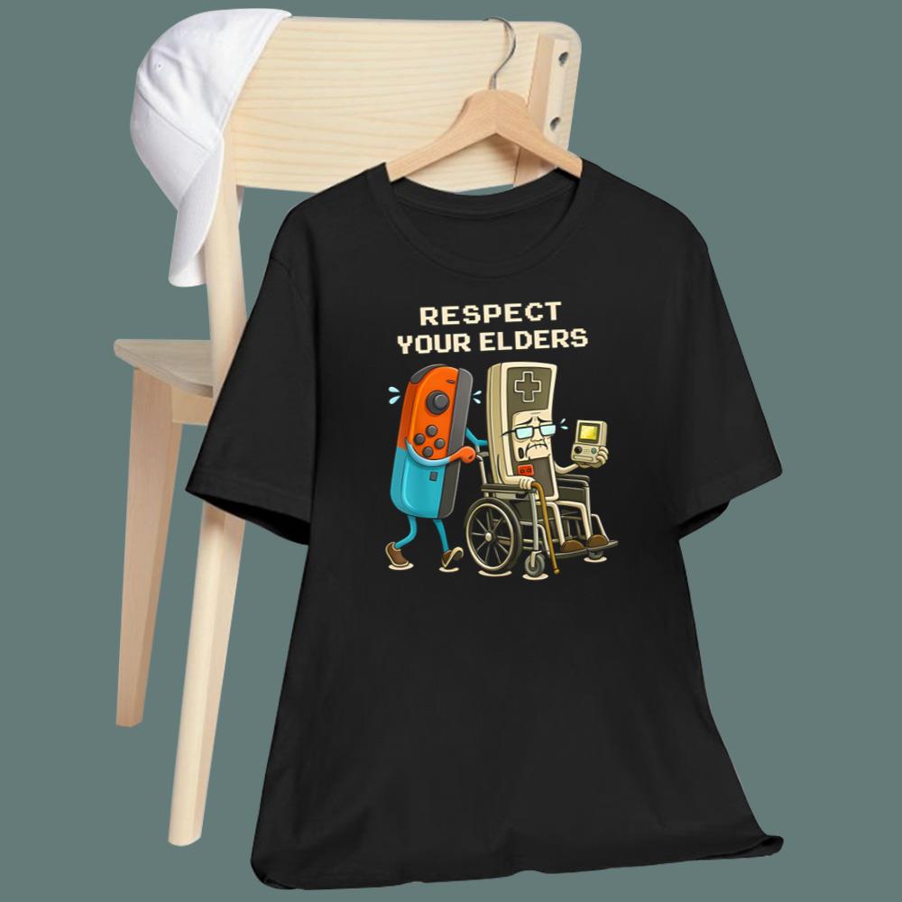 Gamer Respect Your Elders T-Shirt