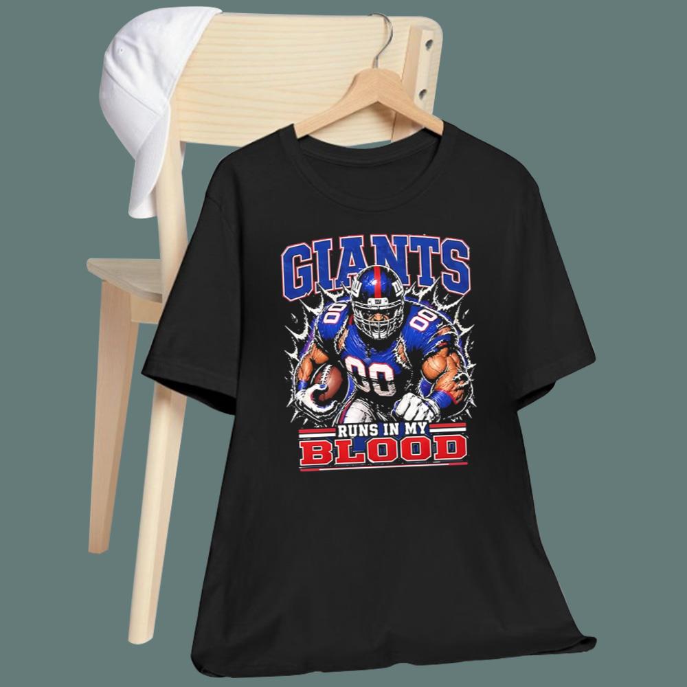Giants Runs In My Blood T-Shirt