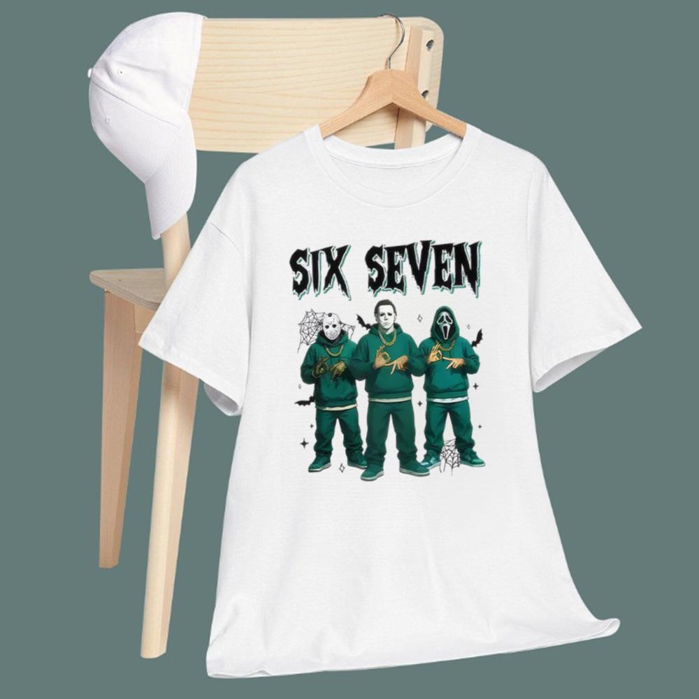 Horror Characters Six Seven T-Shirt