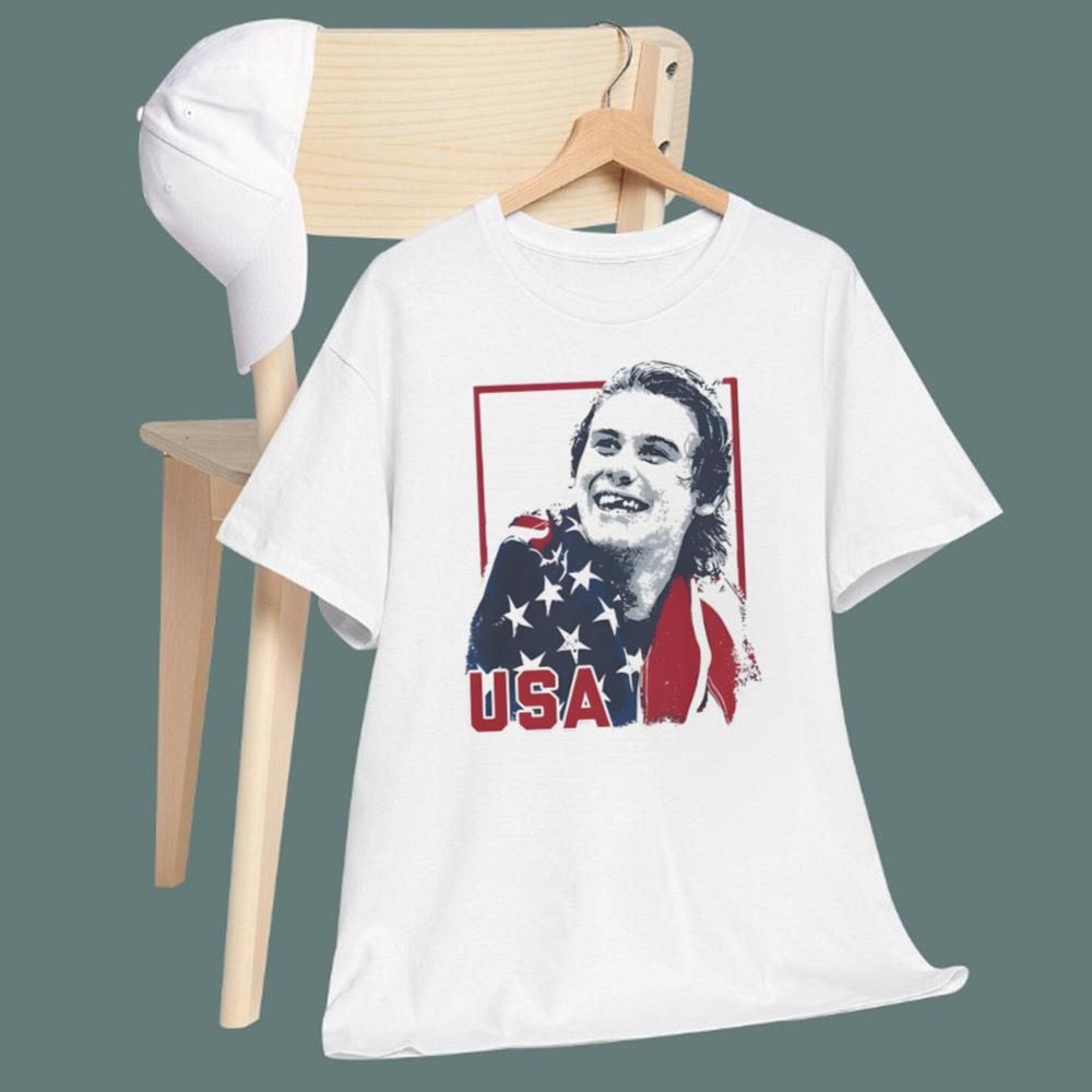 Jack Hughes USA Champion 2026 Hockey T-Shirt