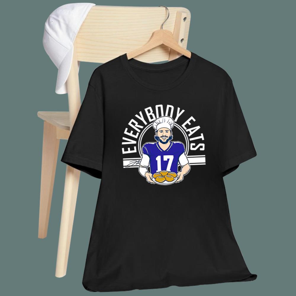 Josh Allen Bills Everybody Eats T-Shirt
