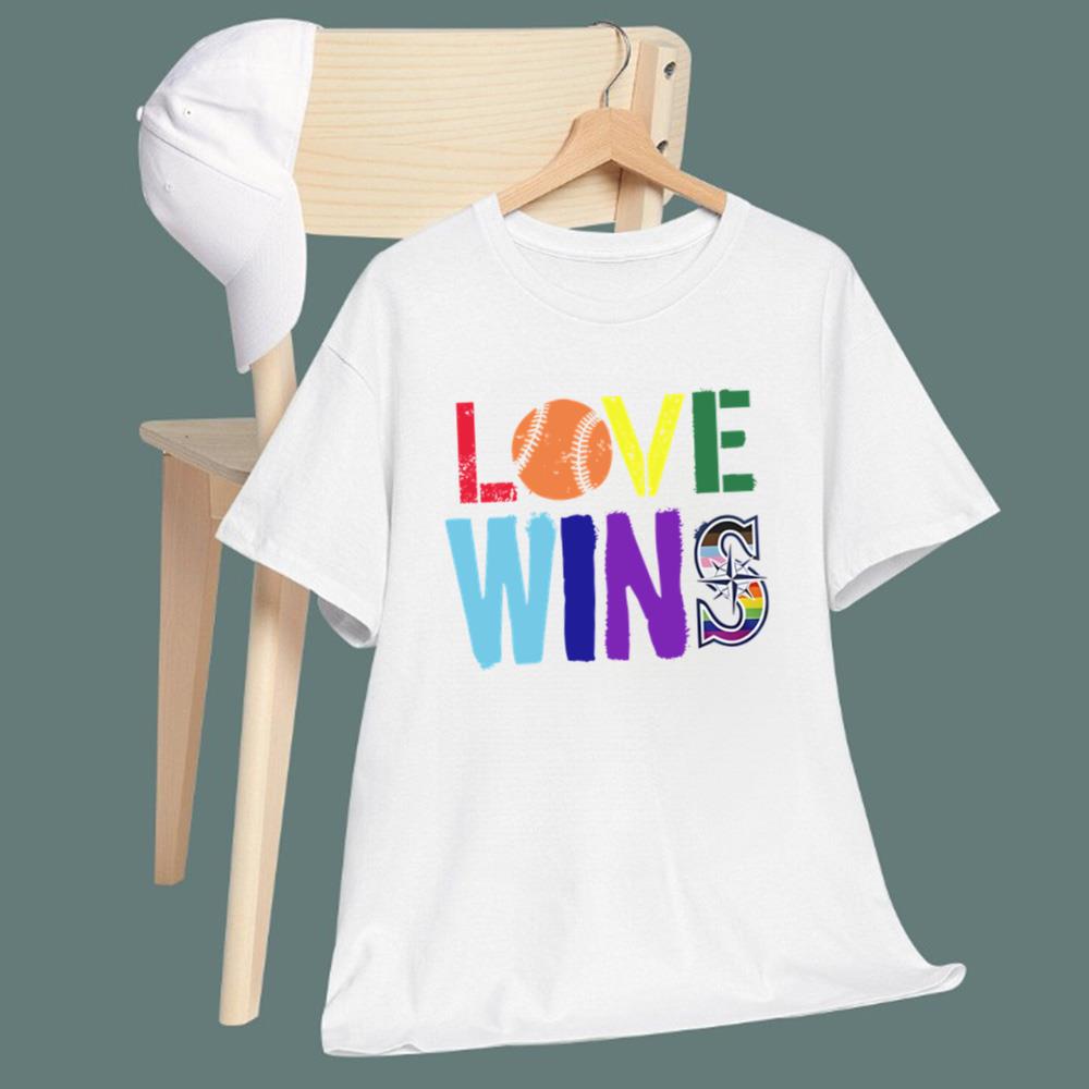 Julio Rodriguez Mariners Love Wins T-Shirt