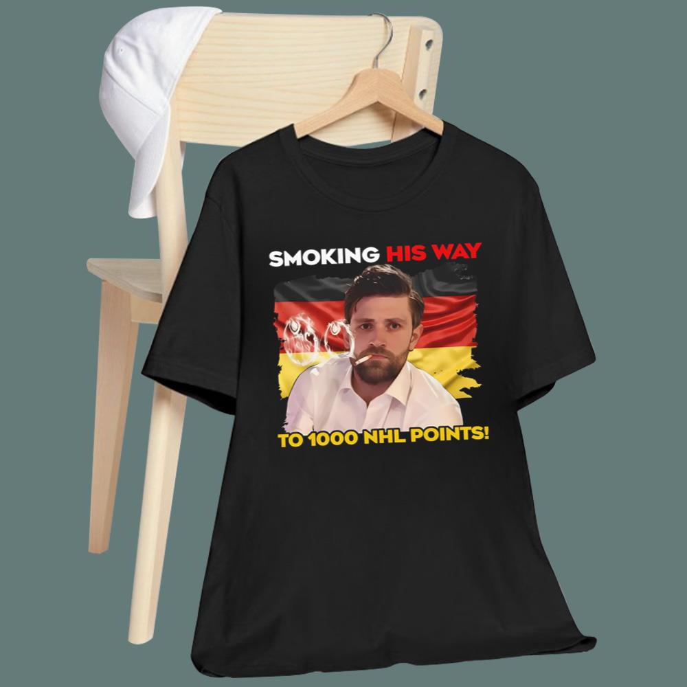 Leon Draisaitl Smoking His Way To 1000 Points T-Shirt