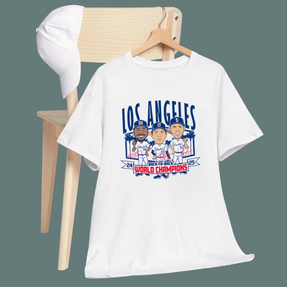 Los Angeles Baseball Back-to-Back World Champions 2025 T-Shirt
