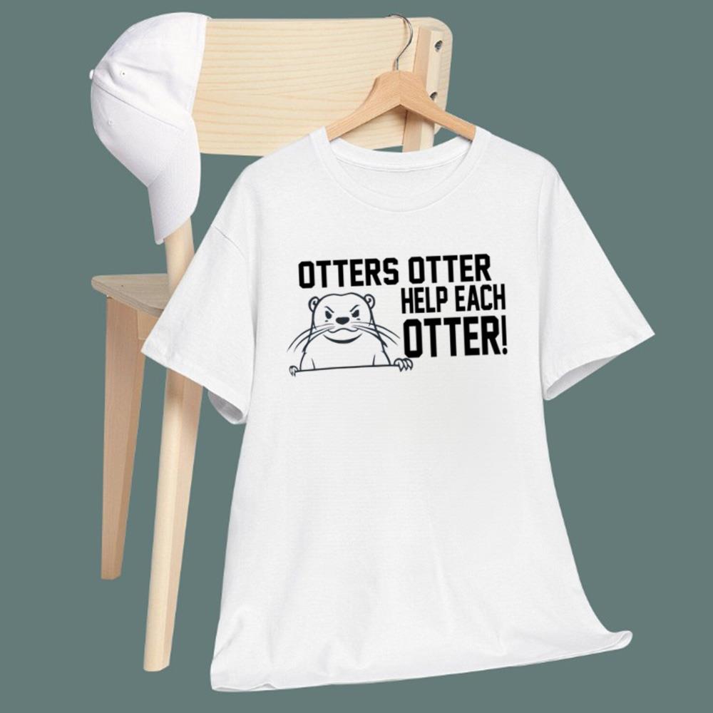 Otters Otter Help Each Otter T-Shirt