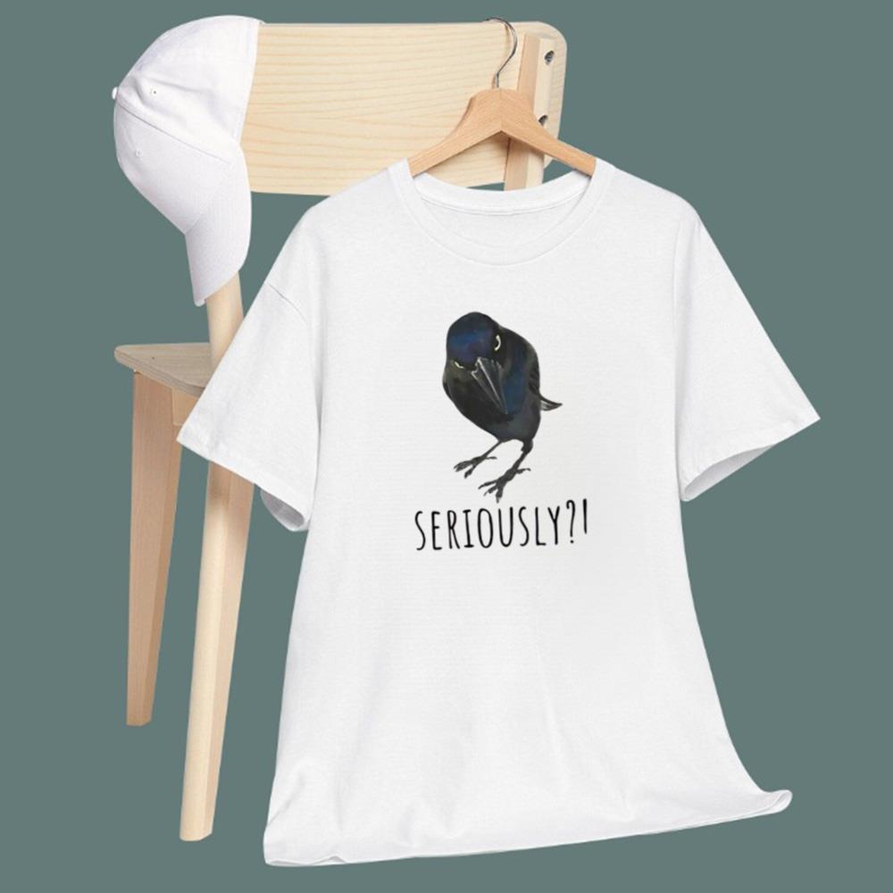 Raven’s Question Seriously T-Shirt - TeeDragons