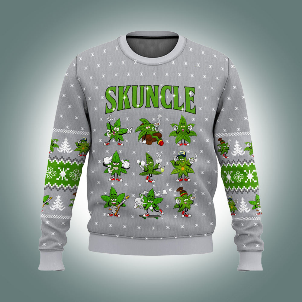 Skuncle Ugly Christmas Sweater
