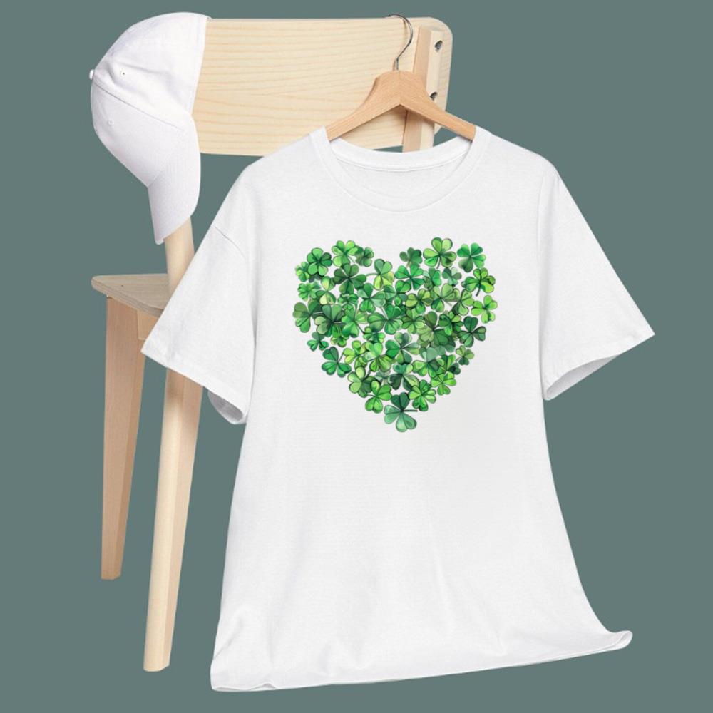 St Patricks Day Shamrock Heart T-Shirt