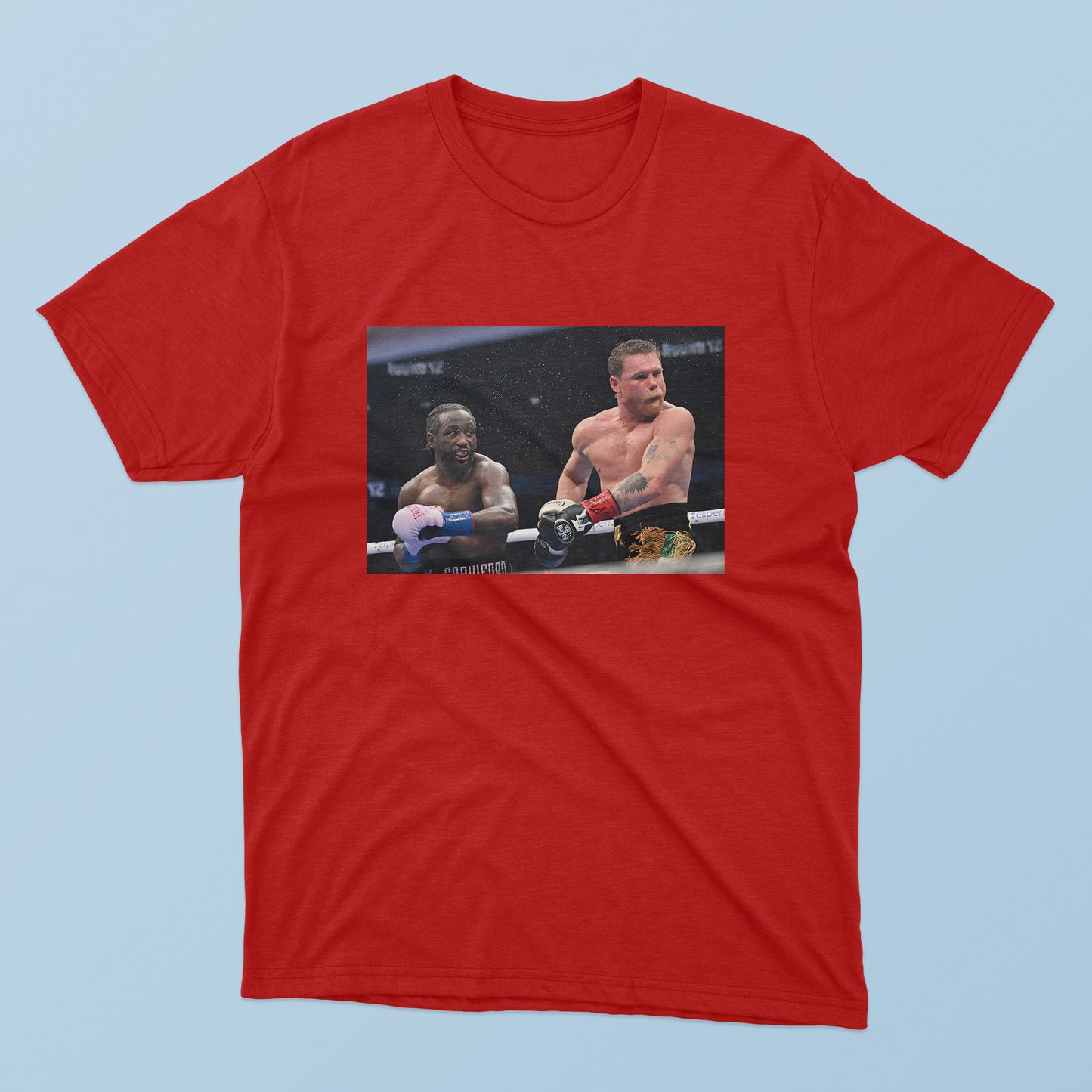 Terence Crawford Punches Canelo Alvarez T-Shirt
