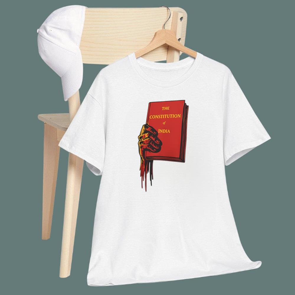 The Constitution Of India Hand T-Shirt