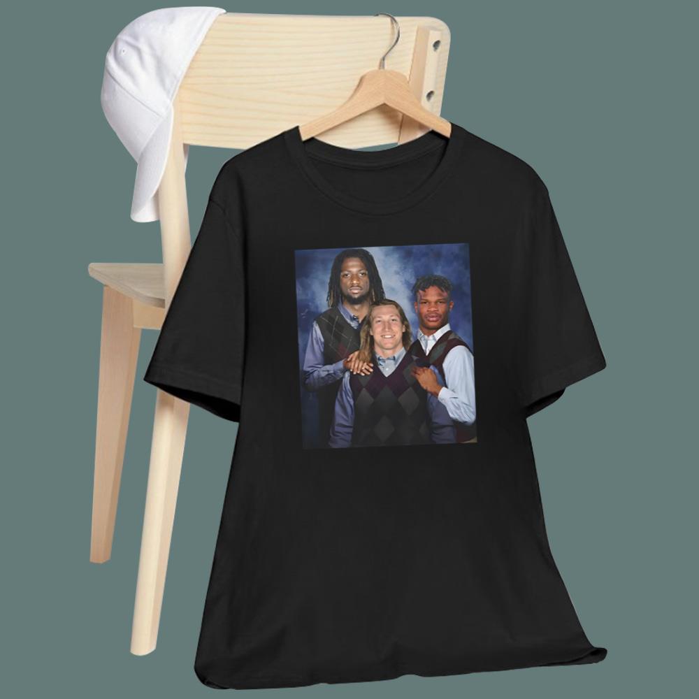 Travis Hunter Trevor Lawrence Brian Thomas Jr. Step Brothers T-Shirt