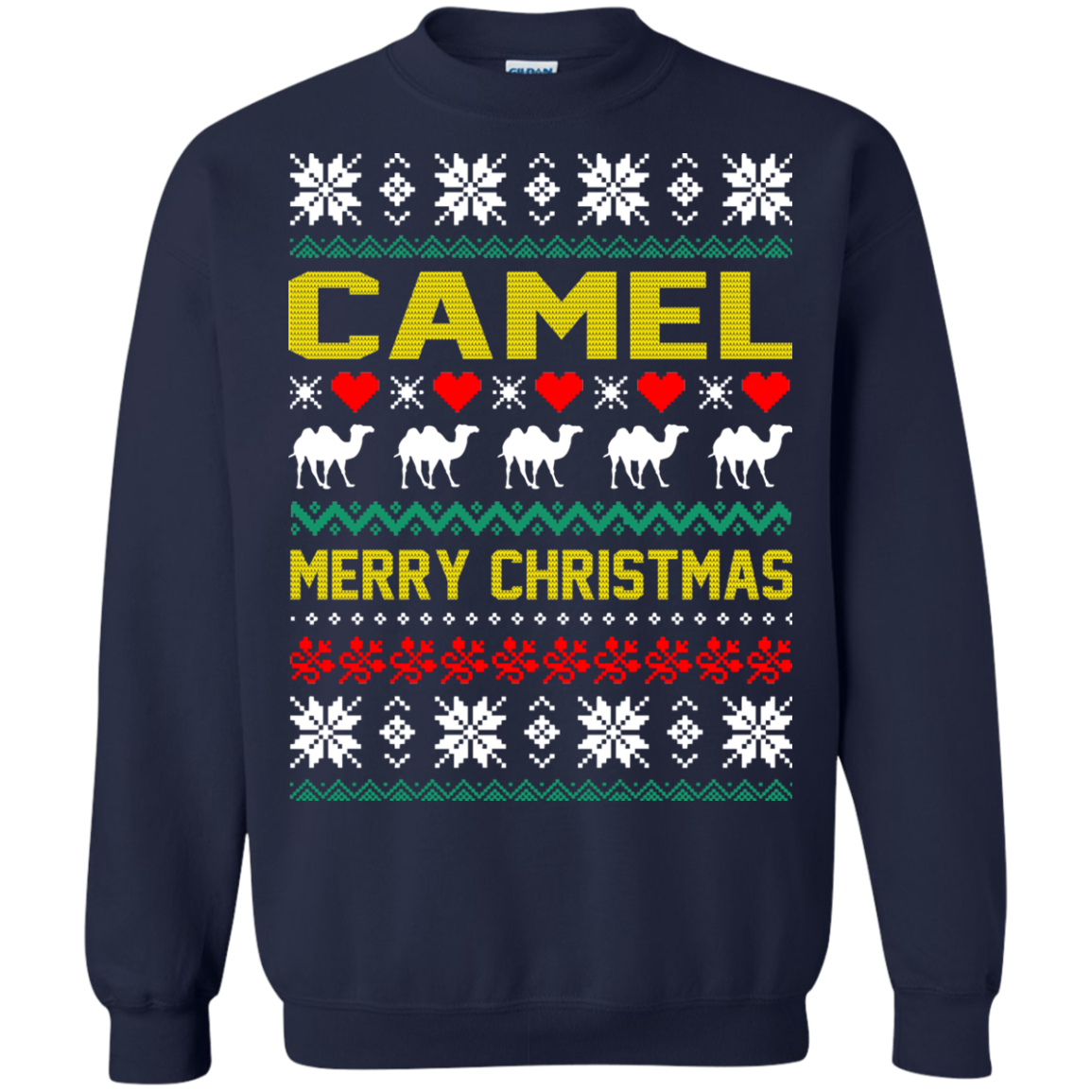 Camel Merry Christmas Sweater, Hoodie - TeeDragons