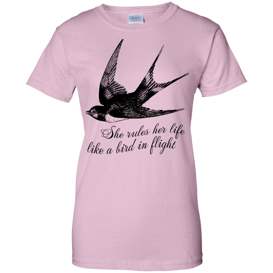 She Rules Her Life Like A Bird In Flight Shirt, Hoodie, Tank - TeeDragons