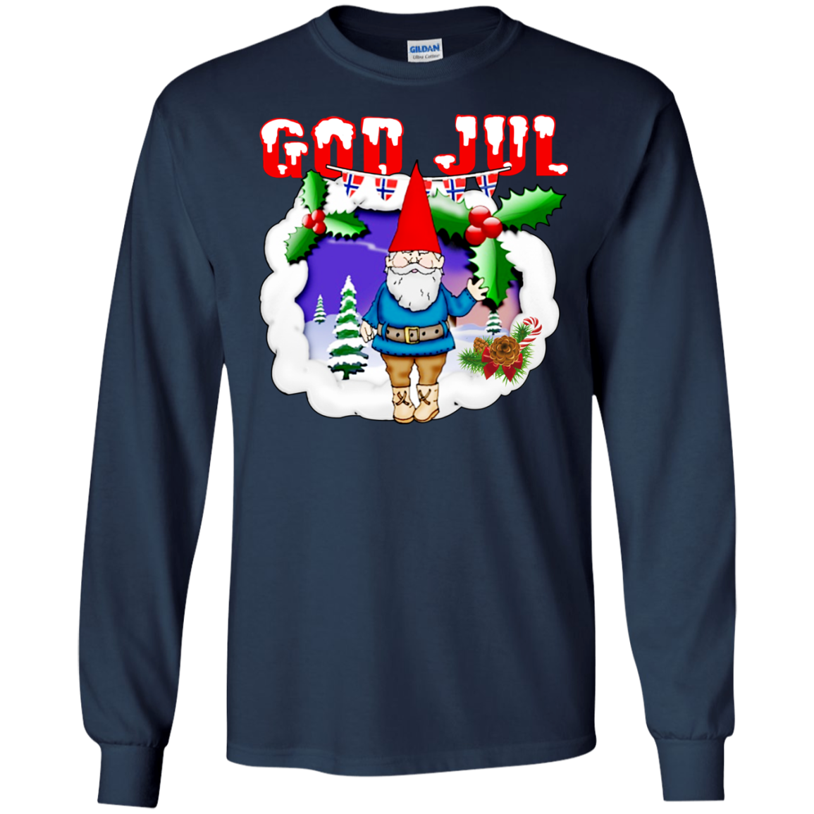 Christmas God Jul Ugly Sweater - TeeDragons