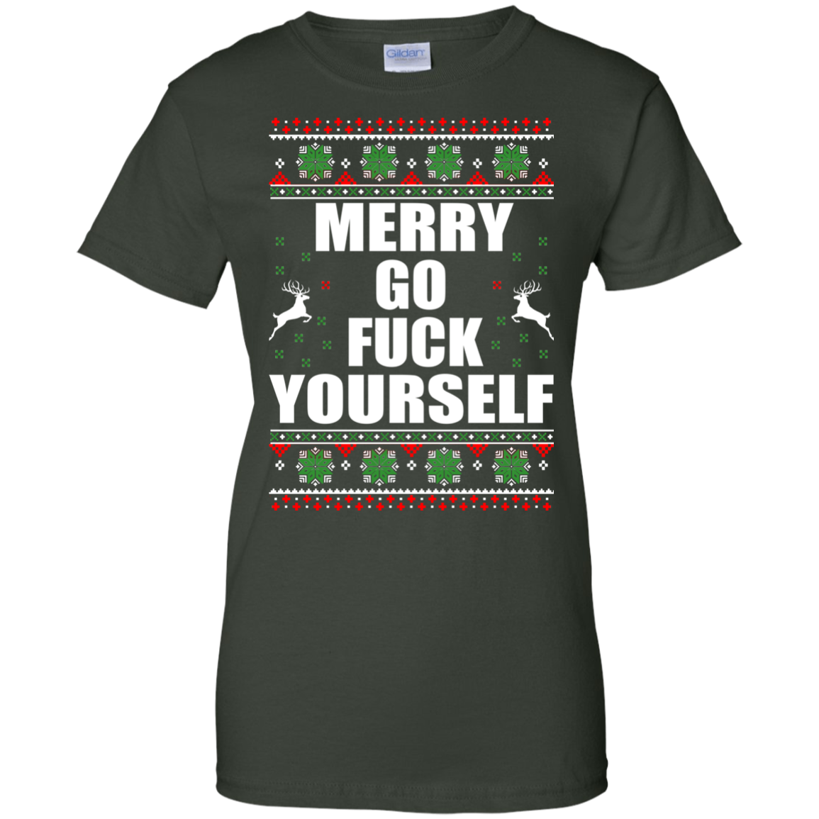 Merry Go Fuck Yourself Christmas Sweater - TeeDragons