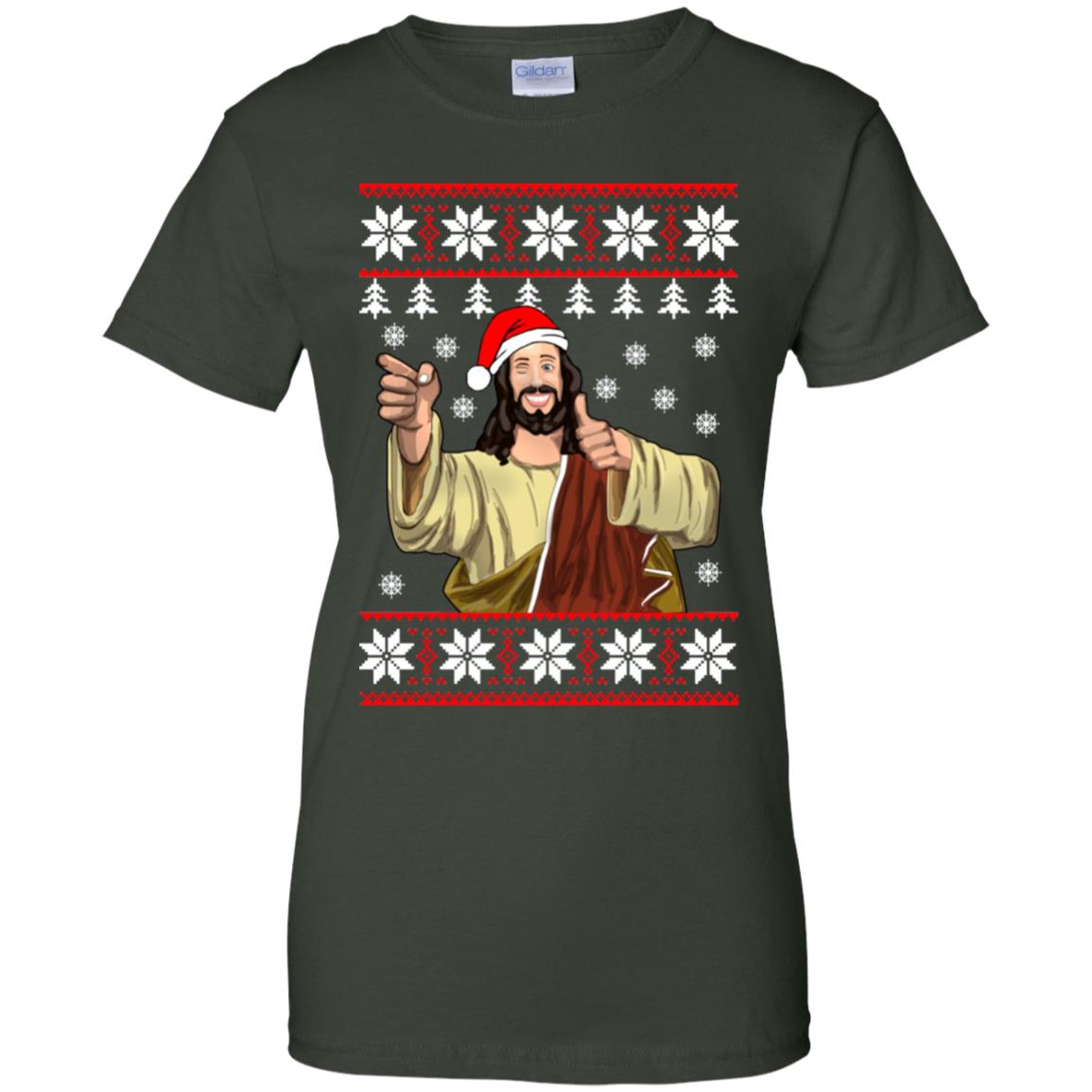 Jesus Smile Ugly Christmas Sweater - TeeDragons