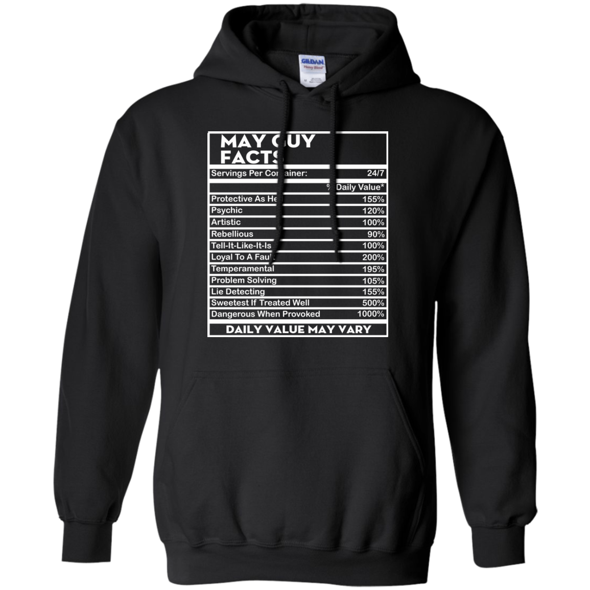 May Guy Facts - Servings Per Container 24/7 Shirt, Hoodie - TeeDragons