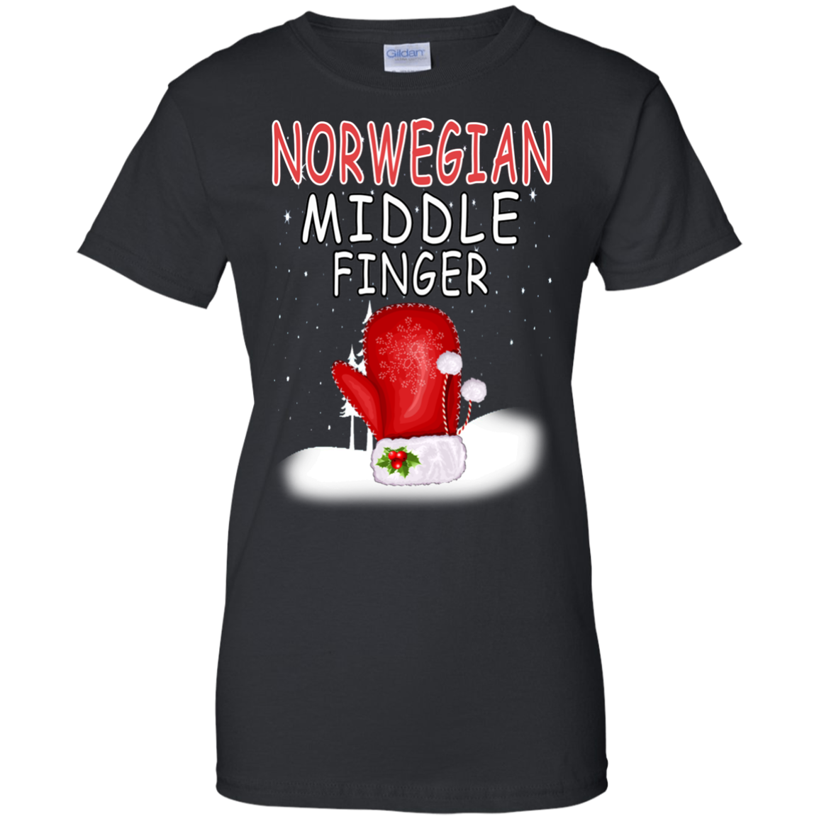 Christmas Norwegian Middle Finger Shirt, Sweatshirt - TeeDragons