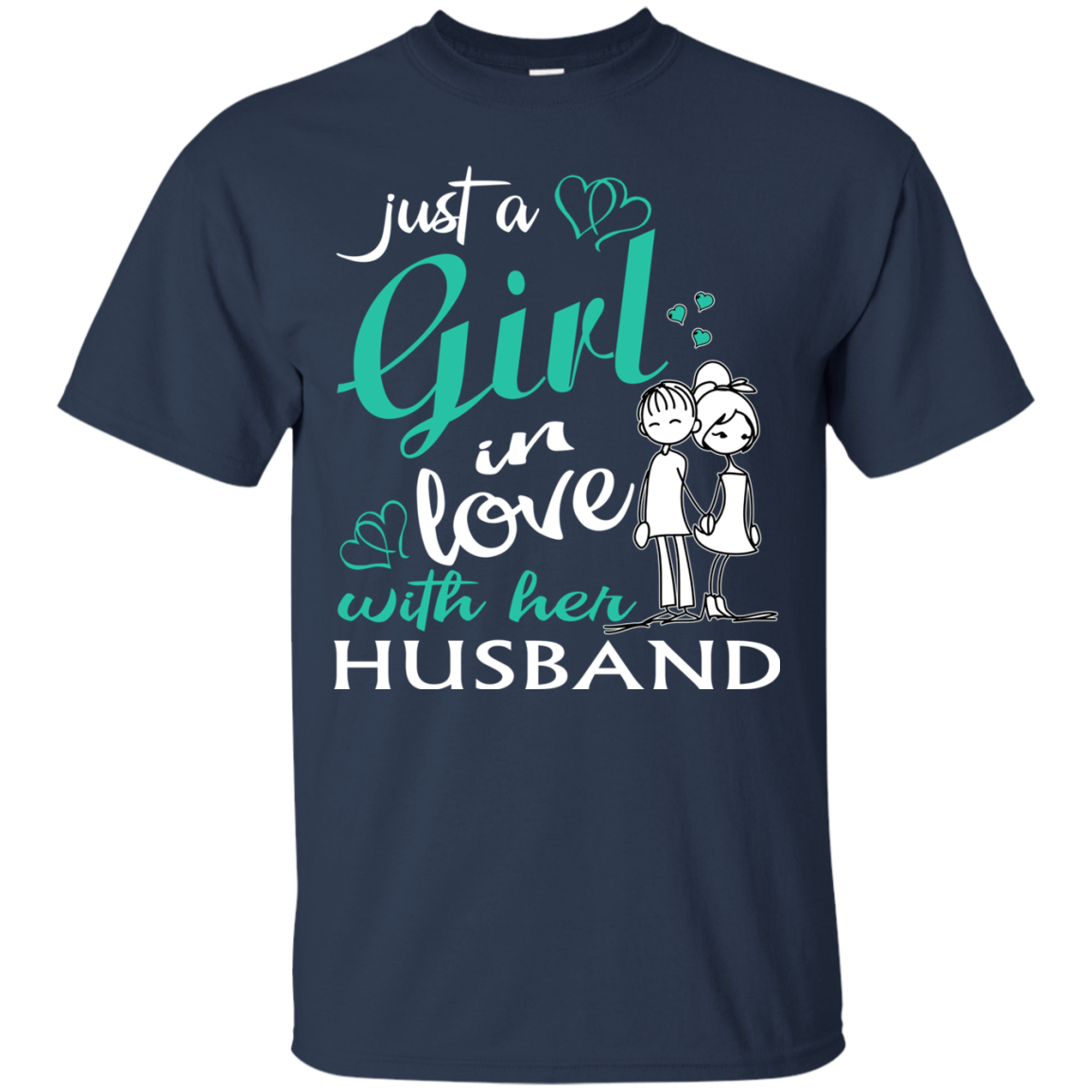 Just A Girl In Love With Her Husband Shirt, Hoodie, Tank - TeeDragons