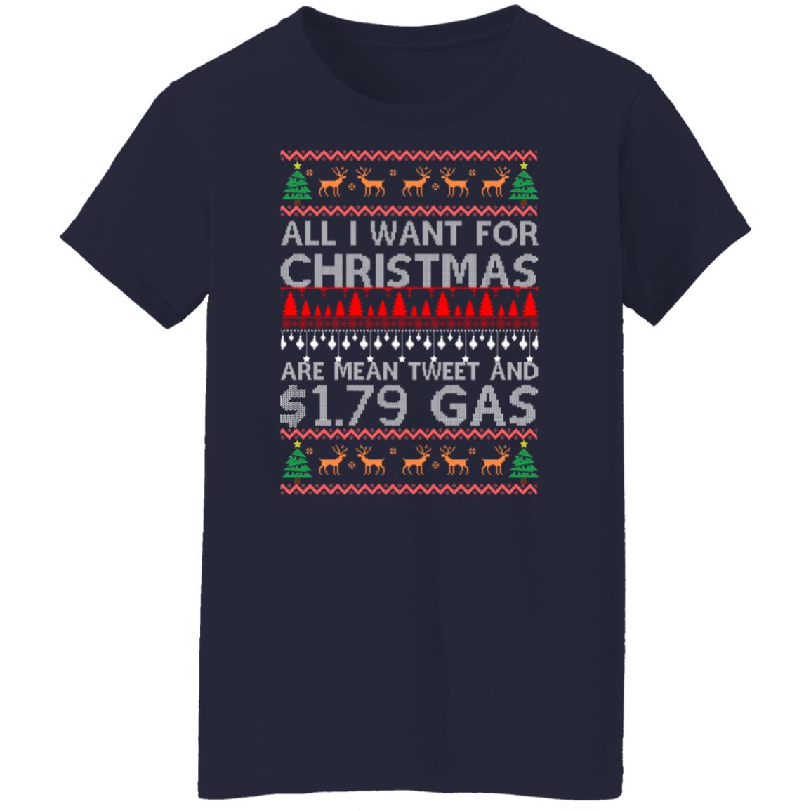 All I Want For Christmas Are Mean Tweet And $1.79 Gas Sweater