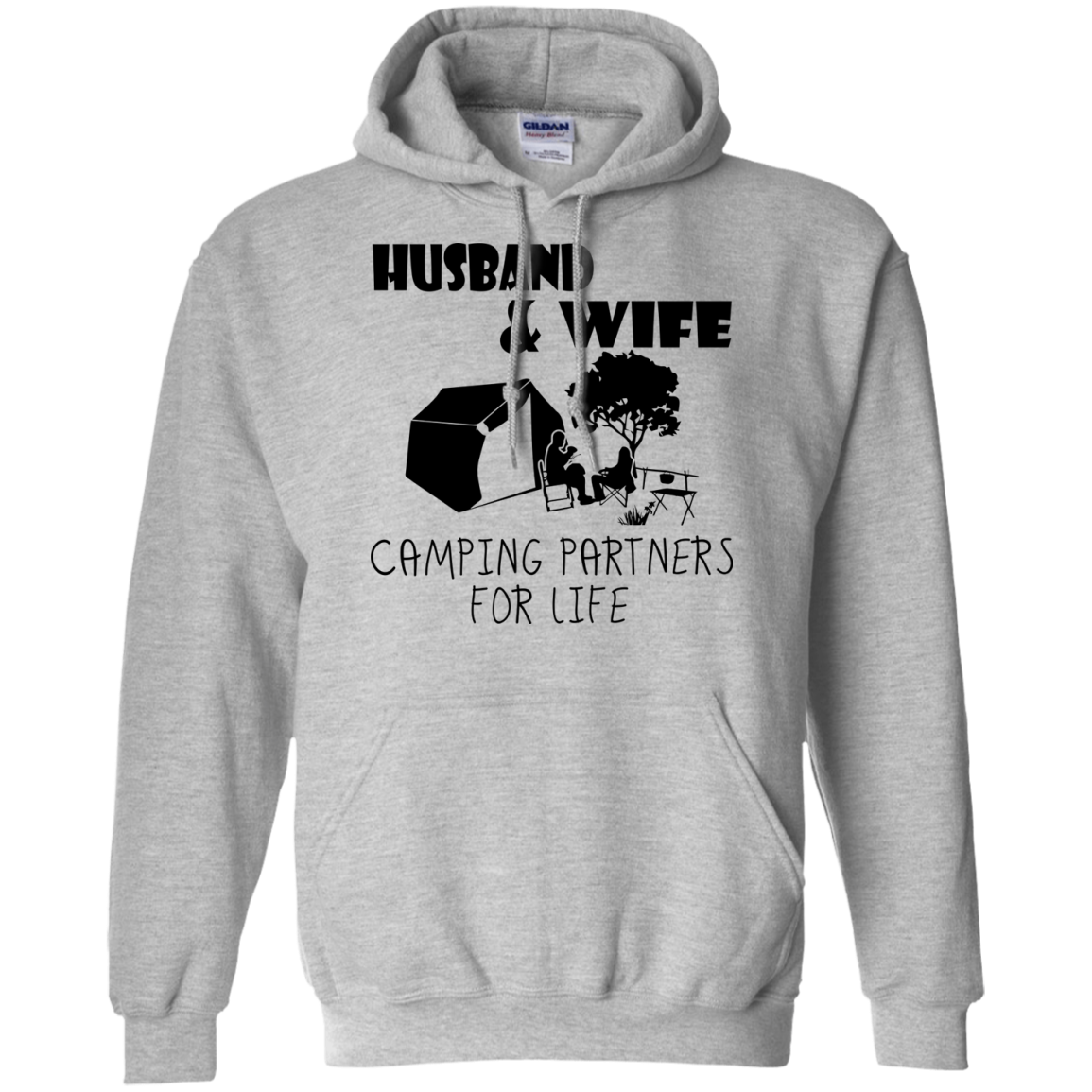 Husband And Wife - Camping Partners For Life Shirt, Hoodie, Tank - TeeDragons