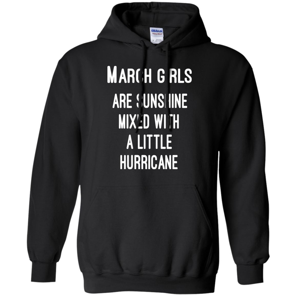 March Girls Are Sunshine Mixed With A Little Hurricane Shirt, Hoodie - TeeDragons