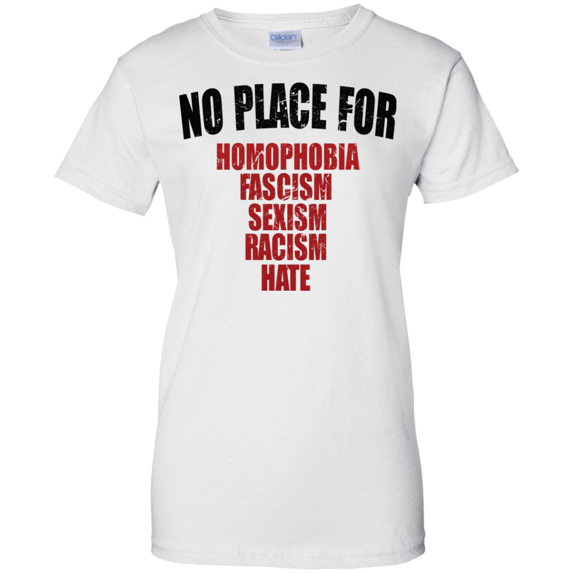 No Place For Homophobia, Fascism, Sexism, Racism, Hate Shirt, Hoodie - TeeDragons