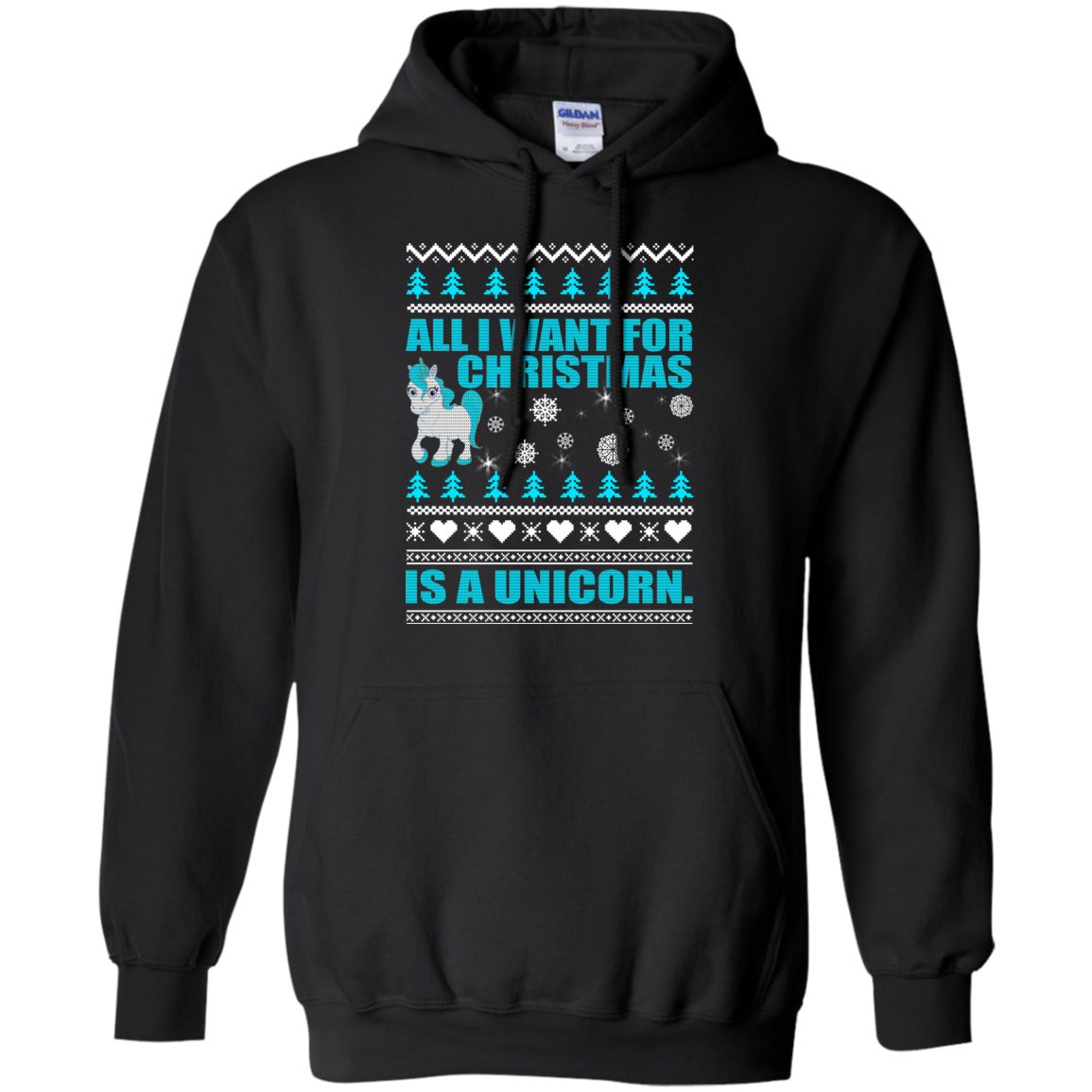 All I Want For Christmas Is A Unicorn Christmas Sweater - TeeDragons