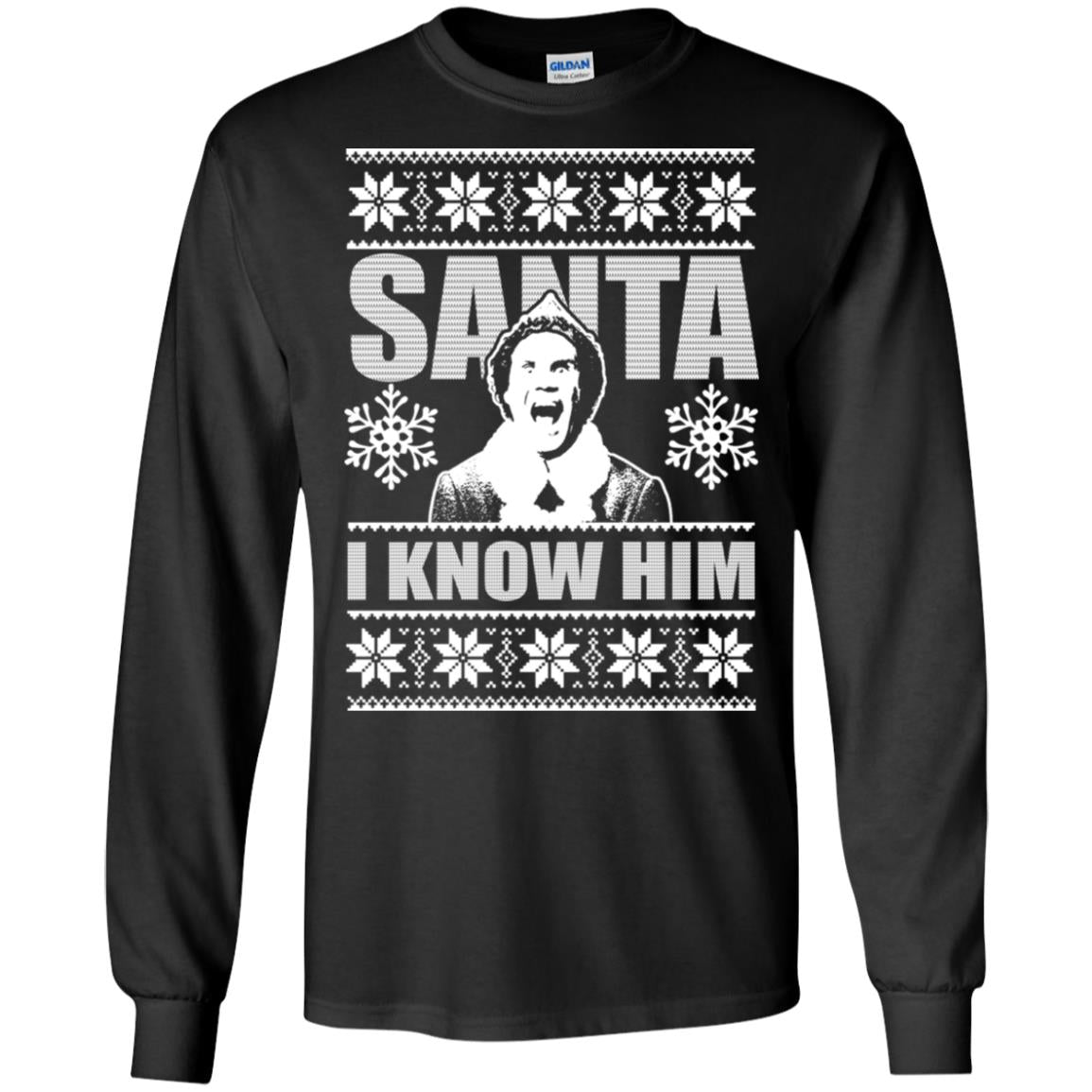 Santa I Know Him Christmas Sweater - TeeDragons
