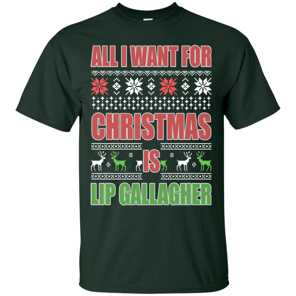 All I Want For Christmas Is Lip Gallagher Christmas Sweater - TeeDragons