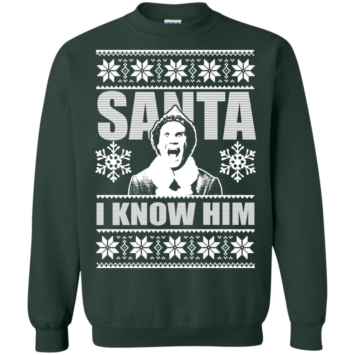 Santa I Know Him Christmas Sweater - TeeDragons
