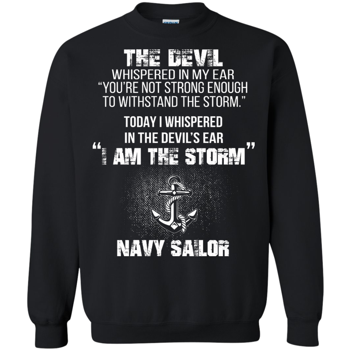 I Am The Storm - Navy Sailor Shirt, Hoodie, Tank - TeeDragons