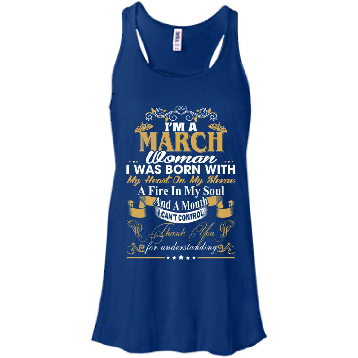 I Am A March Woman - I Was Born With My Heart On My Sleeve T-Shirt - TeeDragons
