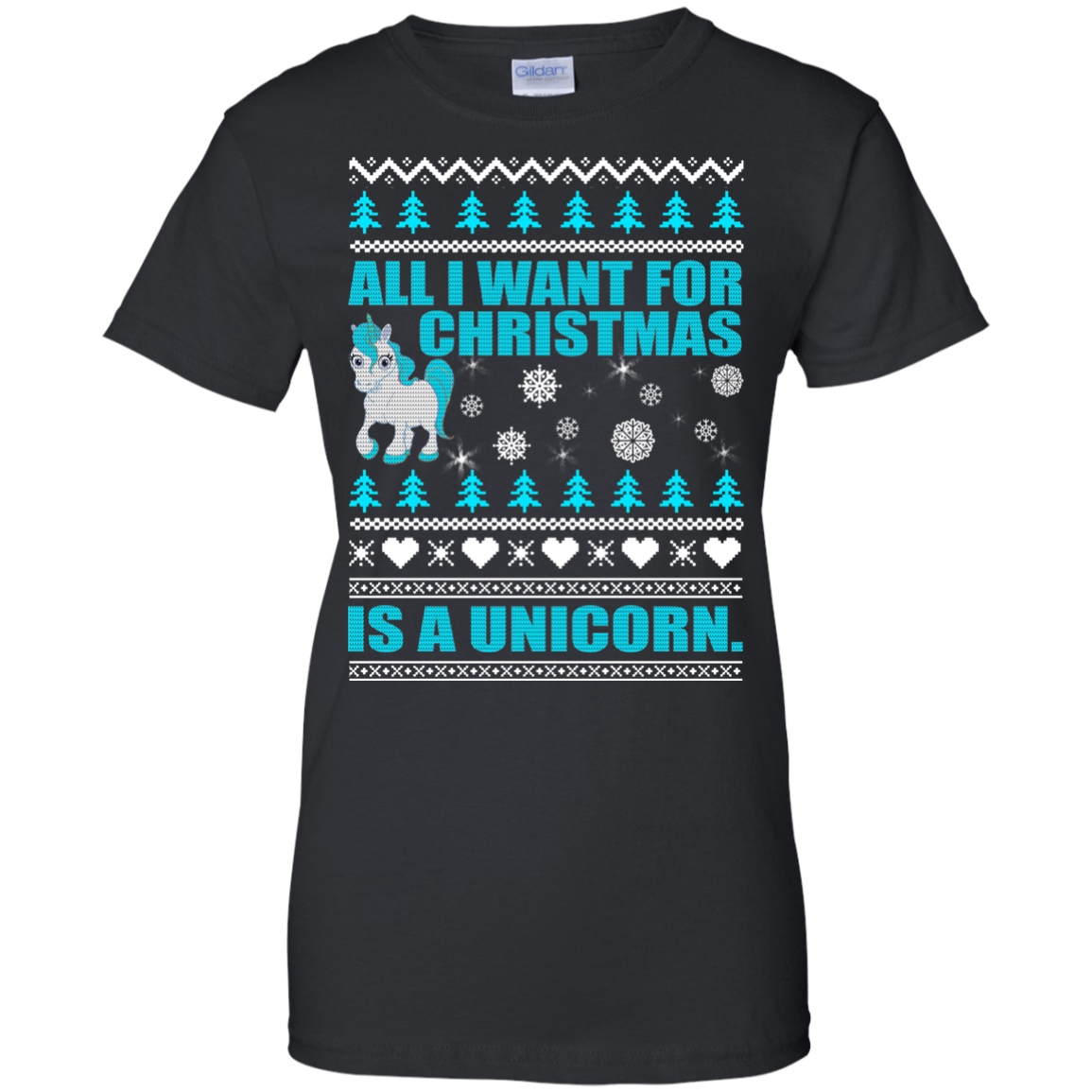 All I Want For Christmas Is A Unicorn Christmas Sweater - TeeDragons