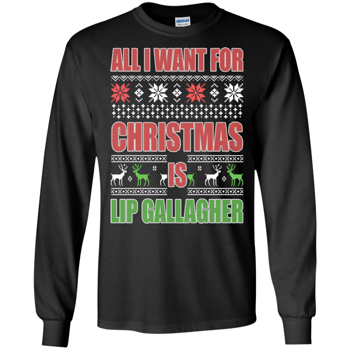 All I Want For Christmas Is Lip Gallagher Christmas Sweater - TeeDragons
