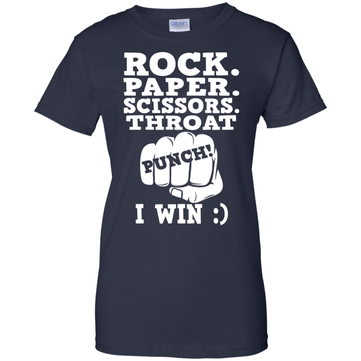 Rock Paper Scissors Throat Punch I Win Shirt, Hoodie - TeeDragons