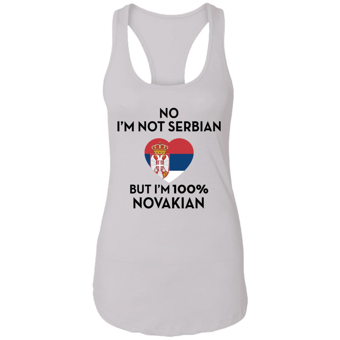 No I'm not Serbian but I'm 100% Novakian shirt