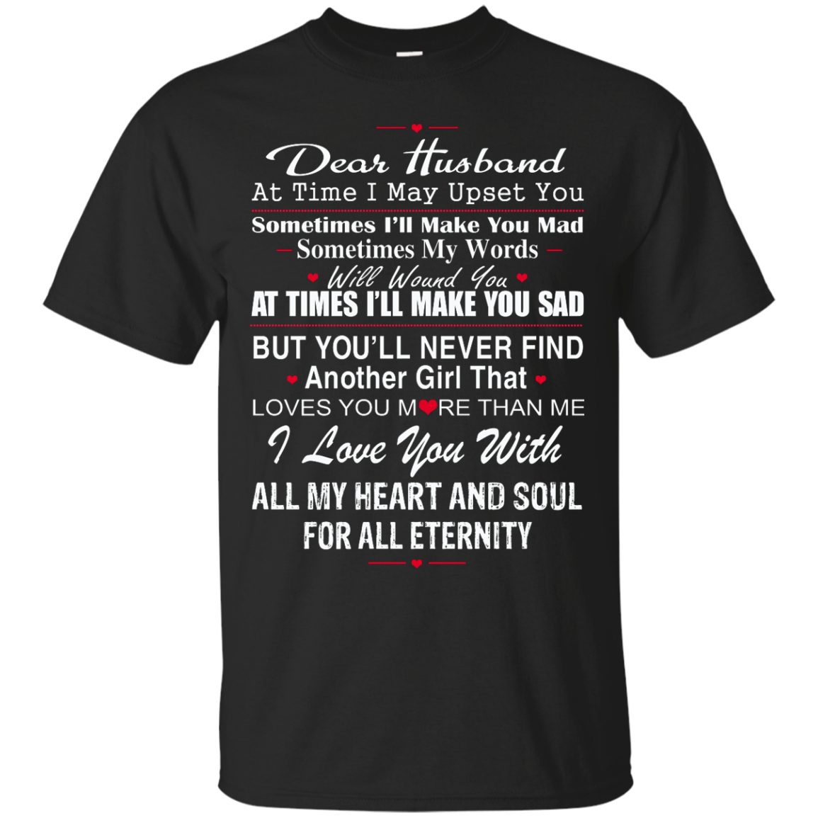 Dear Husband - Love You With All My Heart Shirt, Hoodie, Tank - TeeDragons