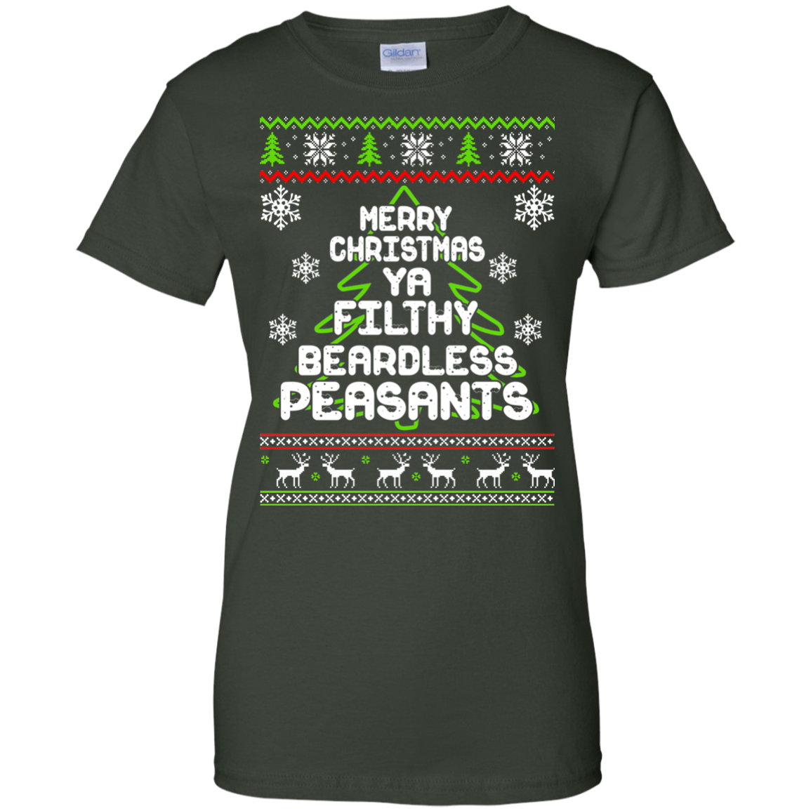 Merry Christmas Ya Filthy Beardless Peasants Christmas Sweater - TeeDragons