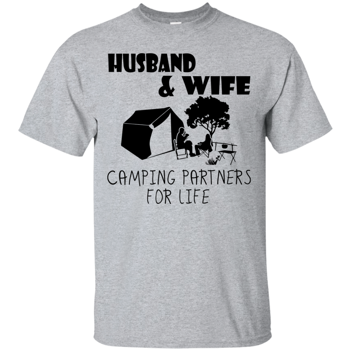 Husband And Wife - Camping Partners For Life Shirt, Hoodie, Tank - TeeDragons